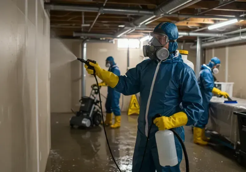 Basement Sanitization and Antimicrobial Treatment process in Upshur County, TX